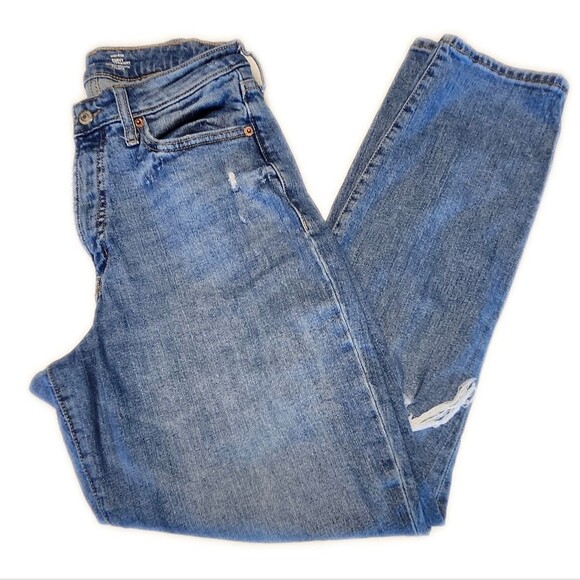 5/$55 Old Navy High Rise Curvy O.G. Straight Secret Smooth Pockets, 8 Tall - Picture 1 of 7